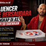 Andrew dan Tristan Tate Ditahan di AS, Hadapi Total 59 Dakwaan dari Inggris
