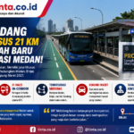 Medan Bersiap Punya Transportasi Baru, BRT Mebidang Hadir dengan Jalur Khusus 21 Kilometer