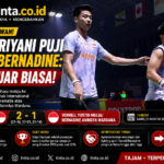Menang Dramatis Tiga Gim, Dejan/Apriyani Puji Perlawanan Verrell/Bernadine