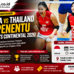 Indonesia vs Thailand di AVC Women’s Continental 2026, Garuda Pertiwi Hadapi Ujian Berat