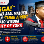 Bangga! Mahasiswa Asal Maluku Nyanyikan “Tanah Airku” Saat Pidato Wisuda di University of York