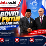 Prabowo dan Putin Saling Beri Apresiasi, Hubungan Indonesia-Rusia Makin Strategis